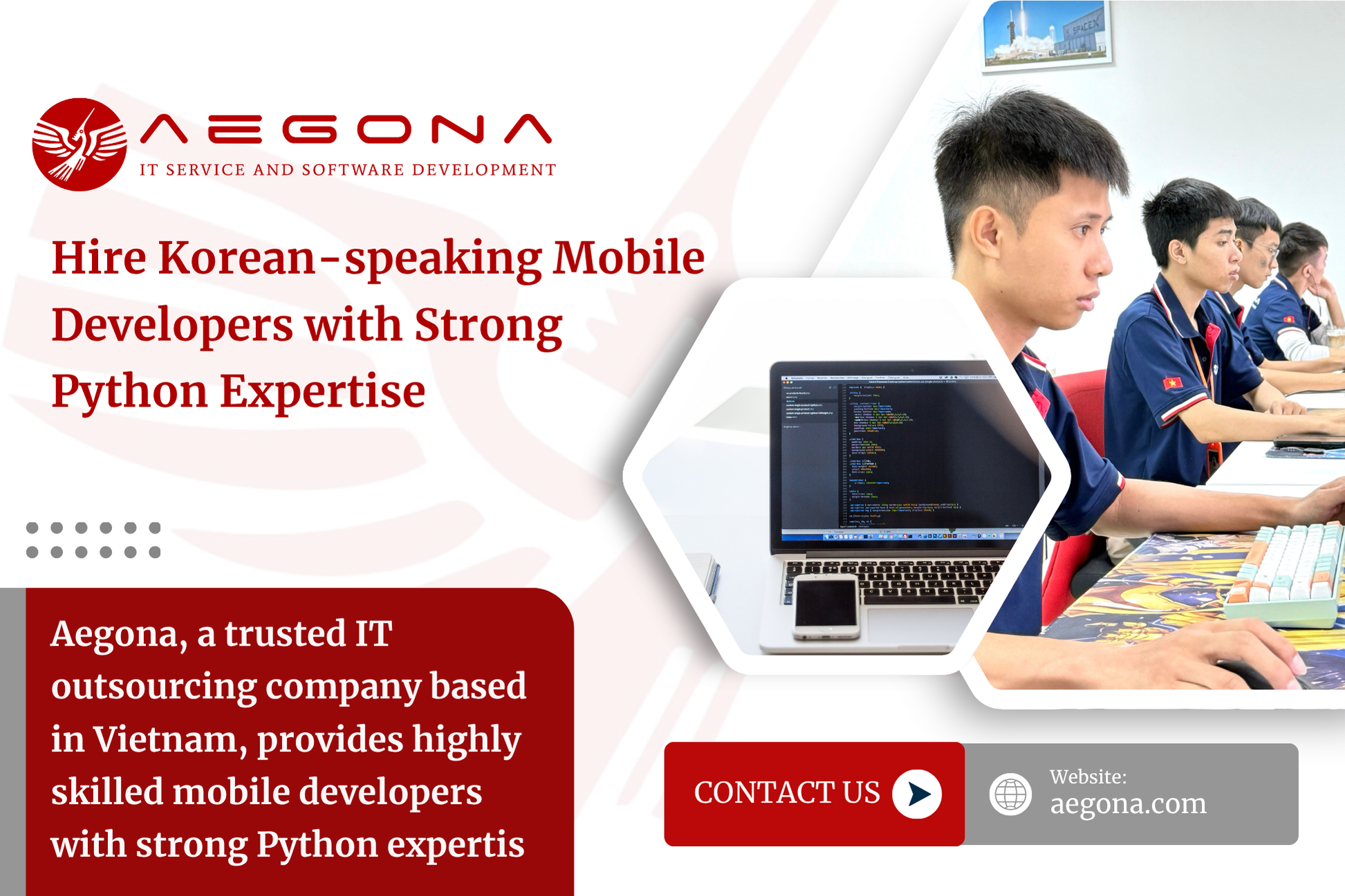 Hire Korean-speaking Mobile Developers with Strong Python Expertise 