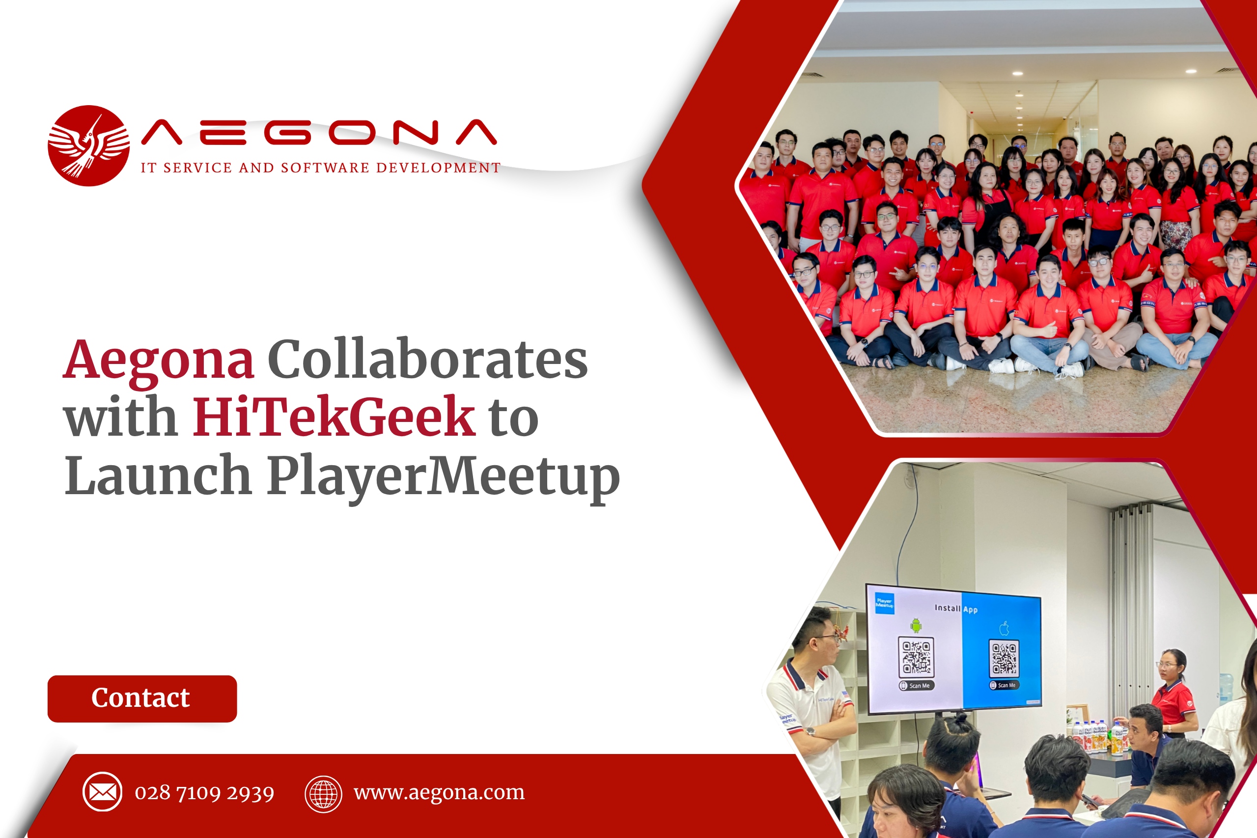 Aegona Collaborates with HiTekGeek to Launch PlayerMeetup