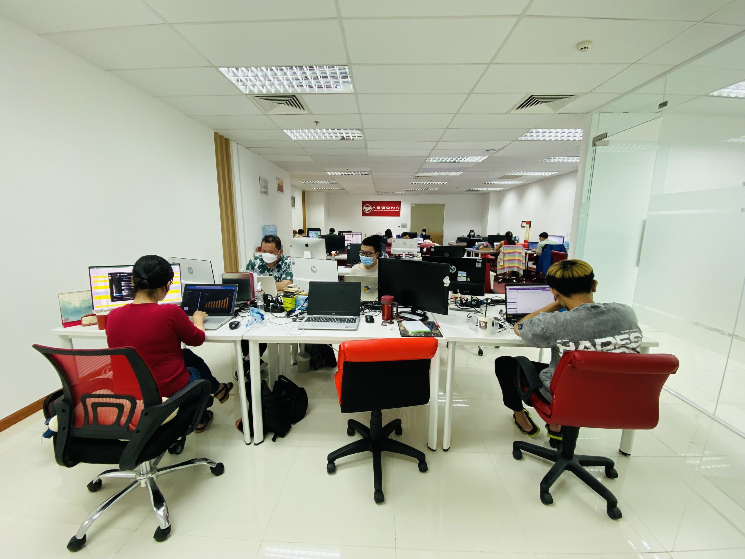 Announcing new look Aegona's Office In Ho Chi Minh City