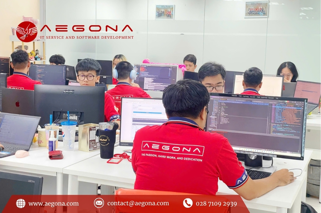 Aegona team designs custom ERP software for your business.