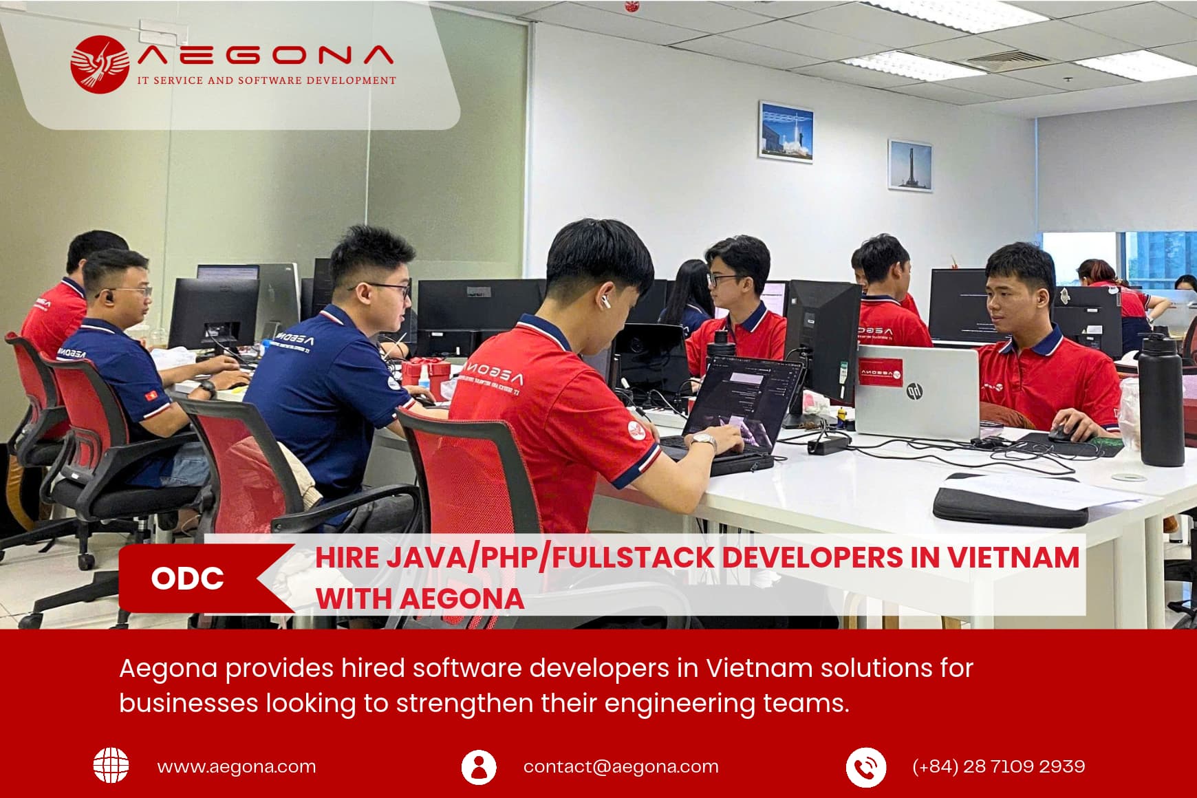 Hire software developers in Vietnam with Aegona