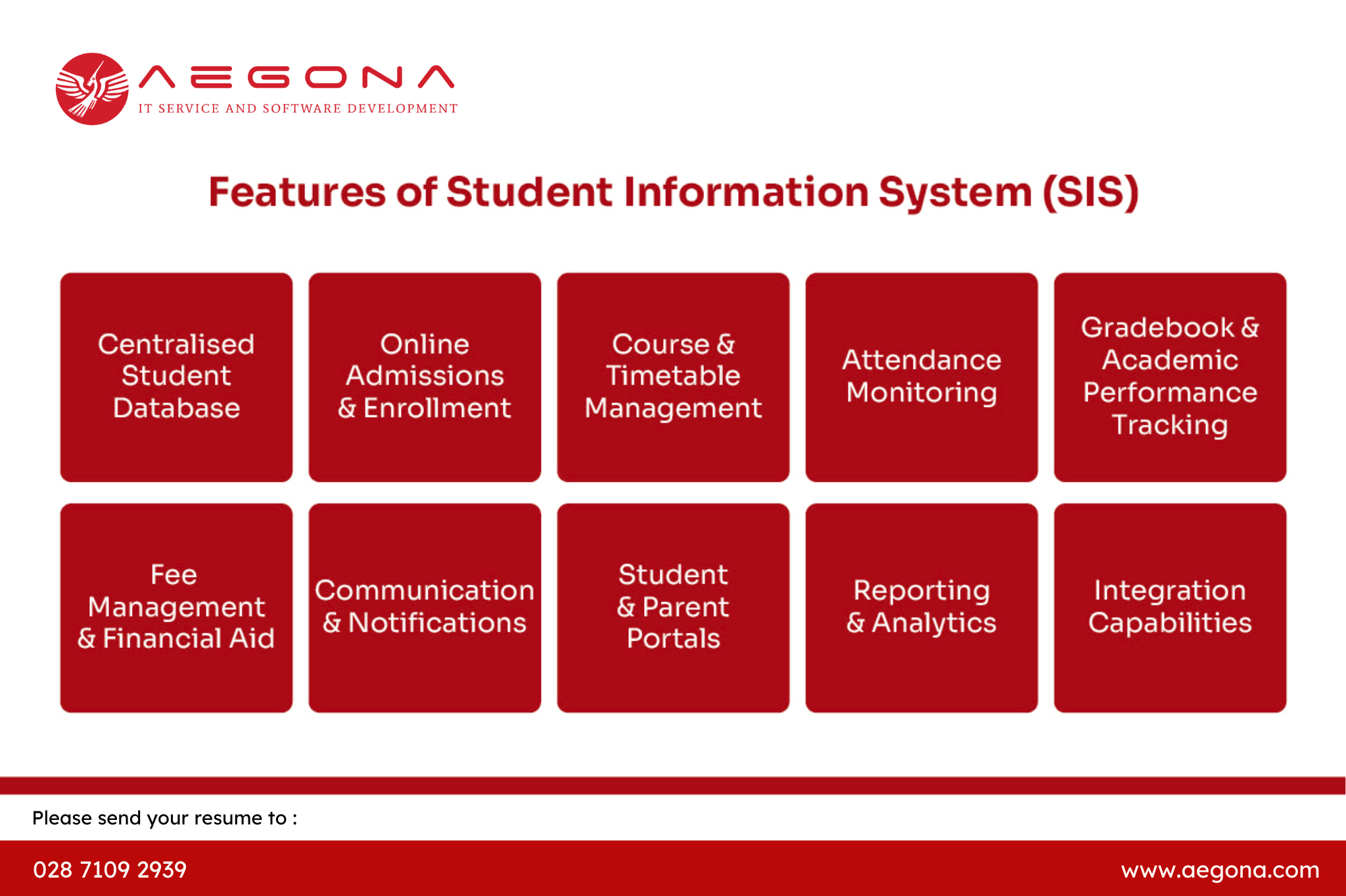 Top 5 Features of a Student Information System (SIS) | Aegona