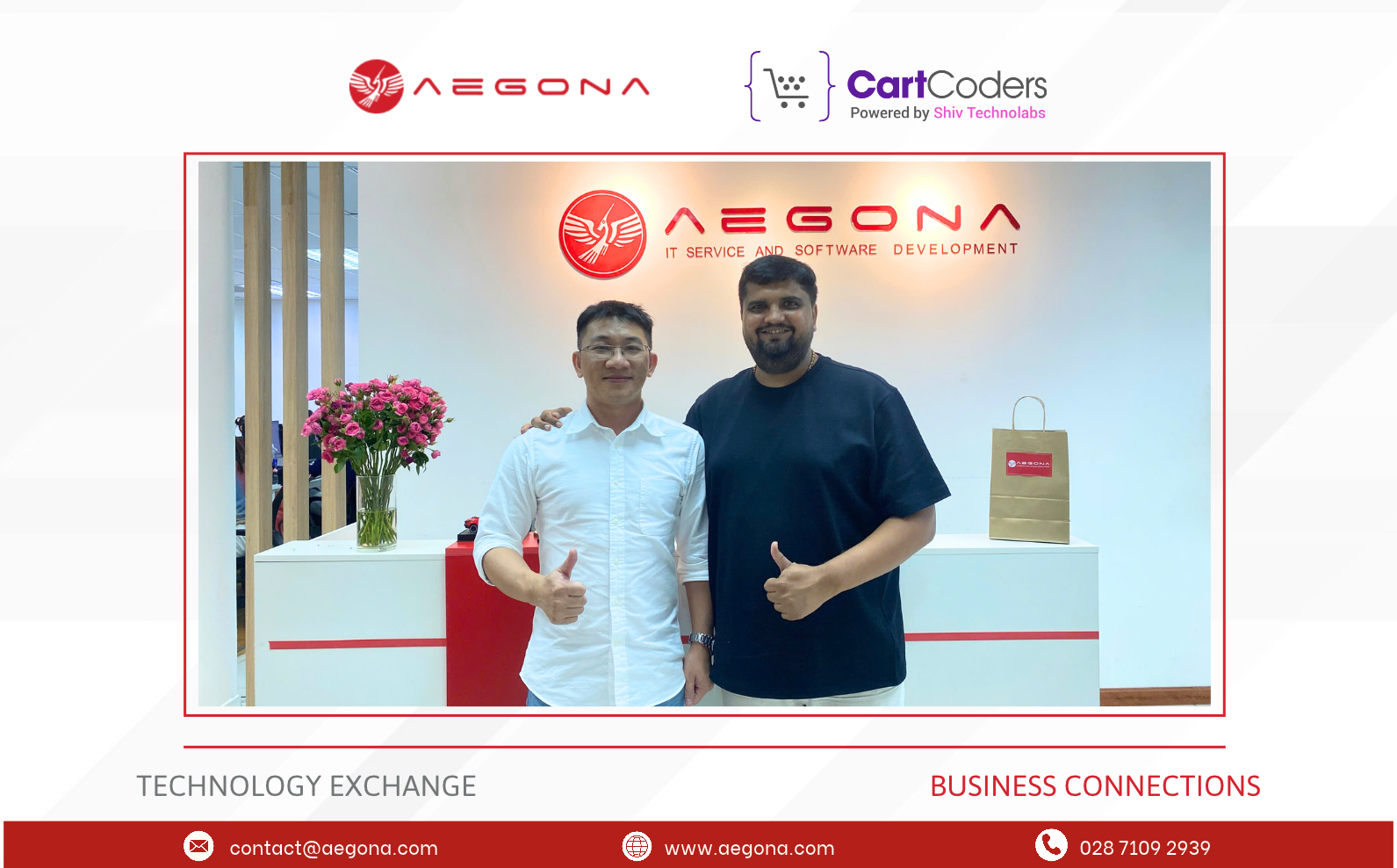 Aegona Welcomes CartCoders to Its Ho Chi Minh City Office