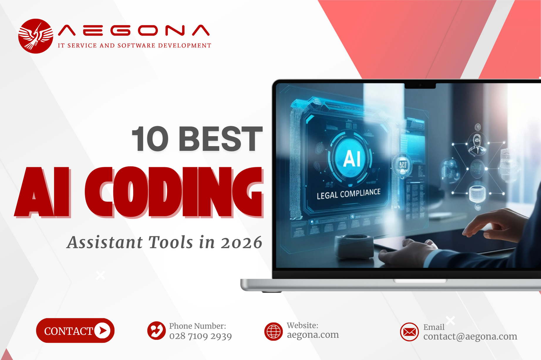10 Best AI Coding Assistant Tools in 2026 – Updated 2026 | Aegona